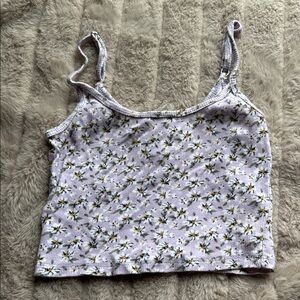 Hollister Purple Sleeveless Fitted Camisole